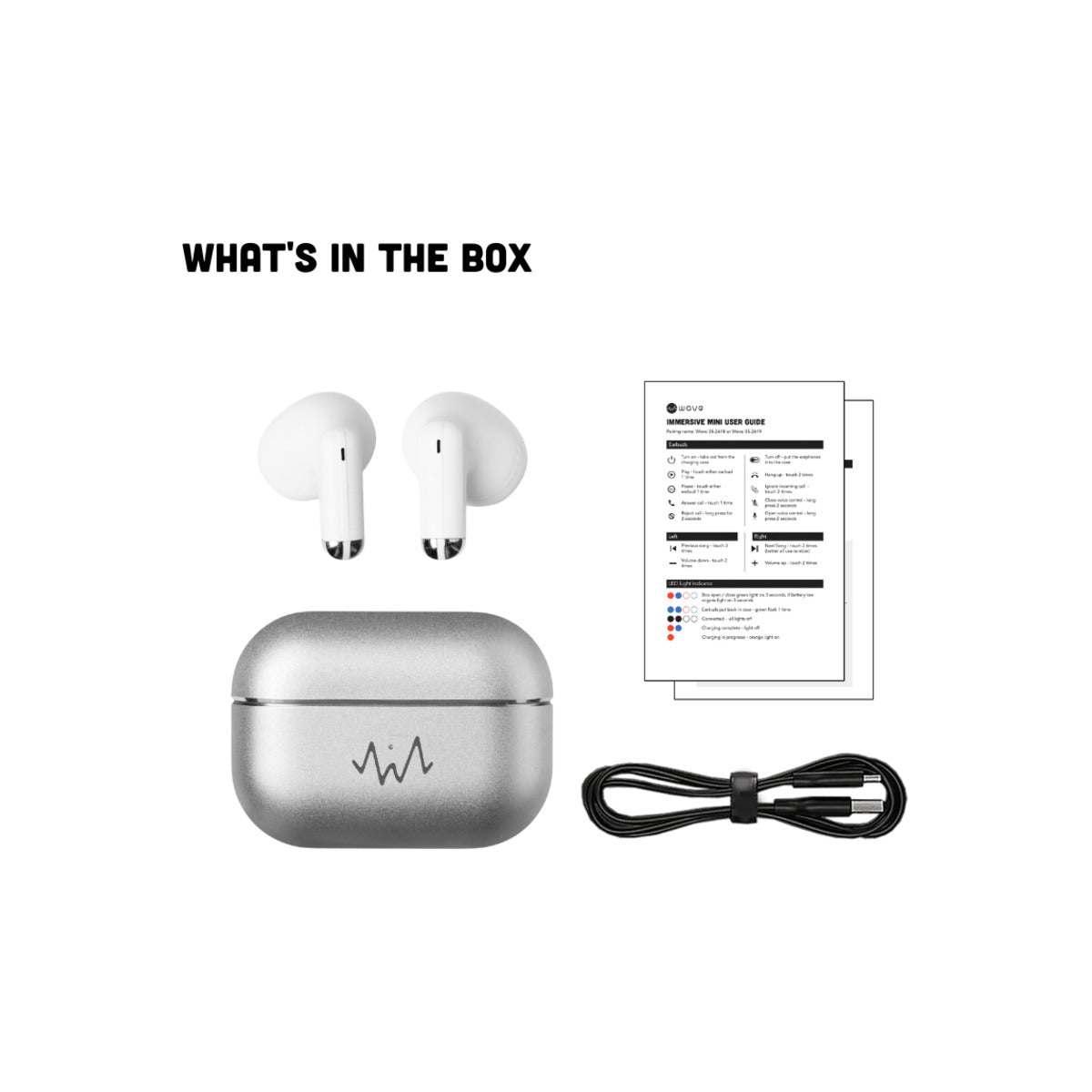 Wave Audio True Wireless Earbuds Immersive Mini